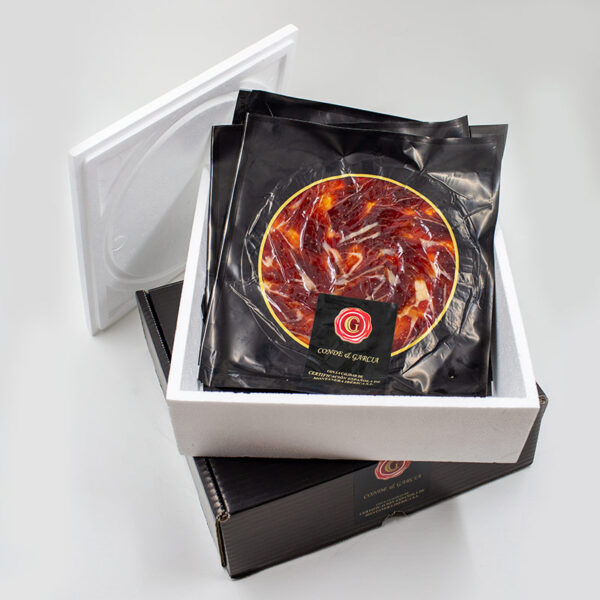 Jamón loncheado a cuchillo 100% ibérico